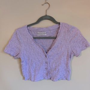 Urban Outfitters Lavender Crop
